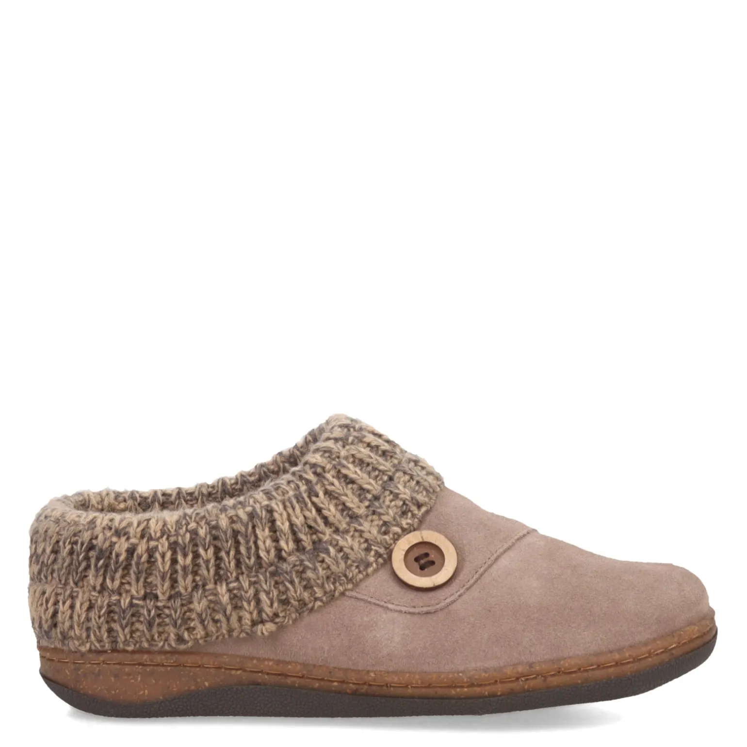 Women's Clarks, Knit Collar Slipper Clog