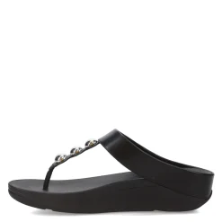 Women's FitFlop, Fino Mirror Dome Toe-Post Sandal