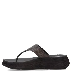 Women's FitFlop, F-Mode Espadrille Glitz Thong Sandal