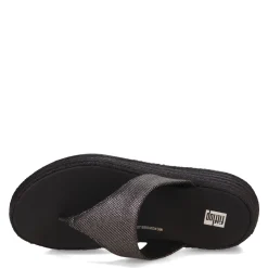 Women's FitFlop, F-Mode Espadrille Glitz Thong Sandal