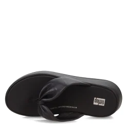 Women's FitFlop, F-Mode Leather-Twist Toe-Post Sandal