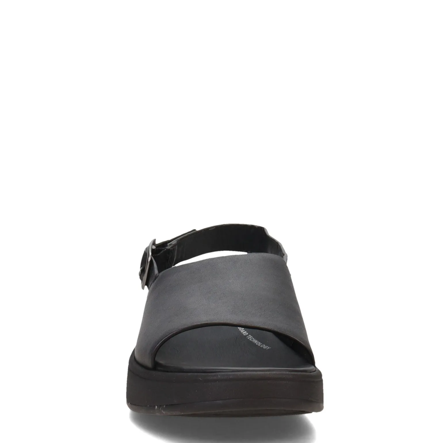 Women's FitFlop, F-Mode Leather Flatform Back-Strap Sandal