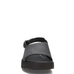Women's FitFlop, F-Mode Leather Flatform Back-Strap Sandal