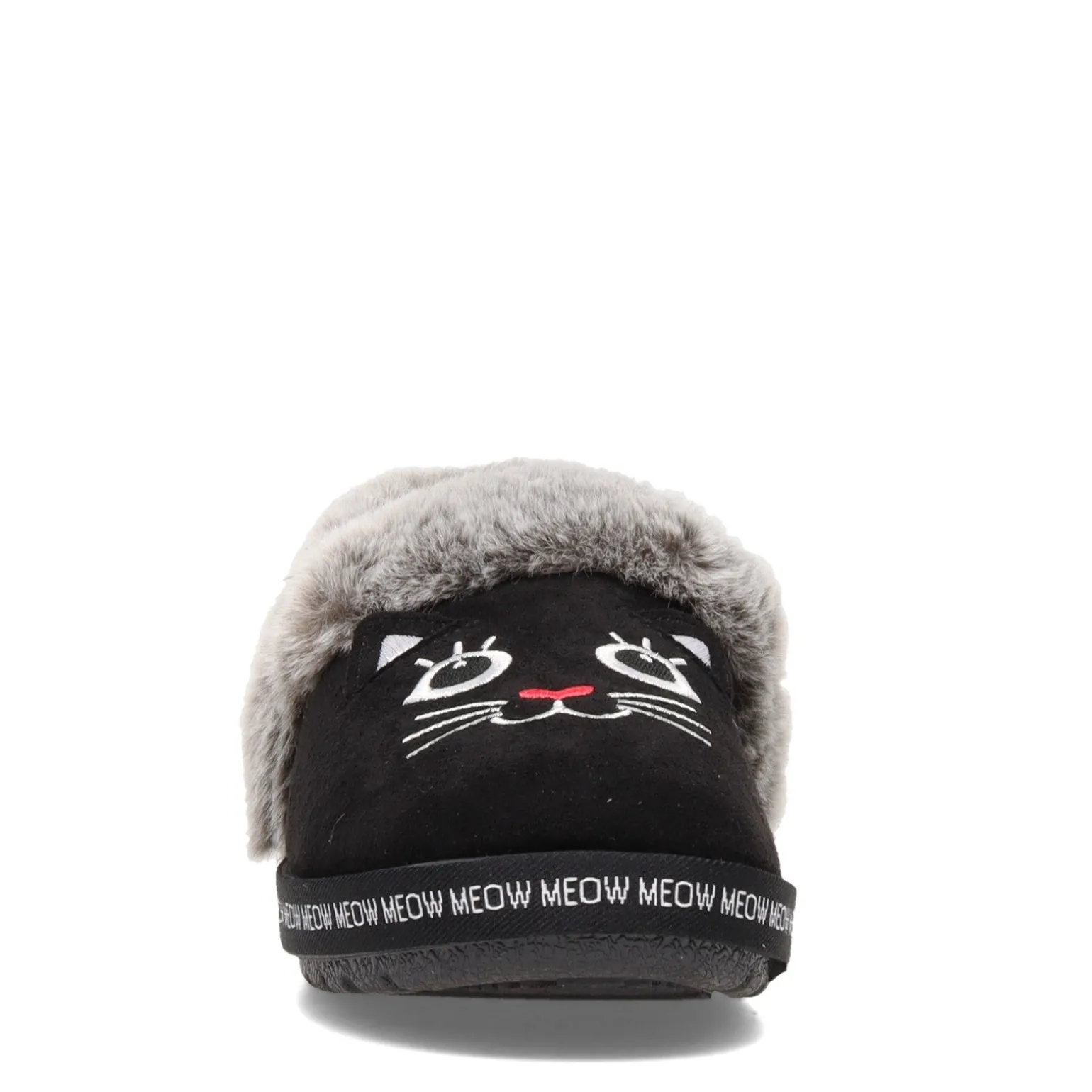 Women's Skechers, BOBS Too Cozy - Meow Pajamas Slipper - Wide Width